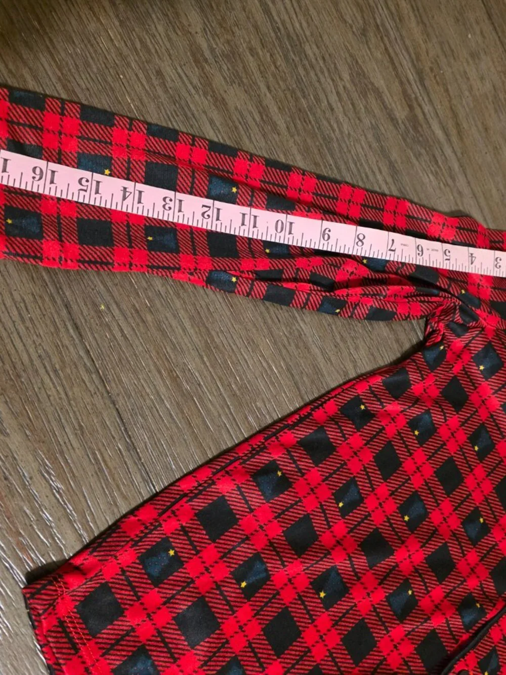 Jaclyn Girls Buffalo Check Christmas Tree Pajama Set NWT Size 10